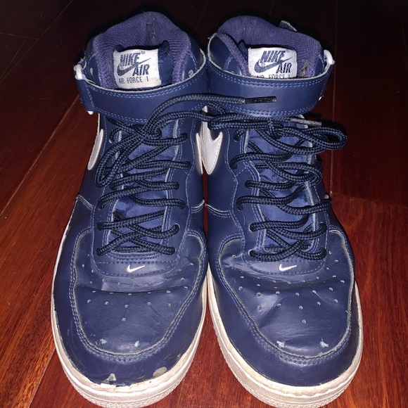 Nike Air Men's Blue Sneakers - Picture 3 of 8